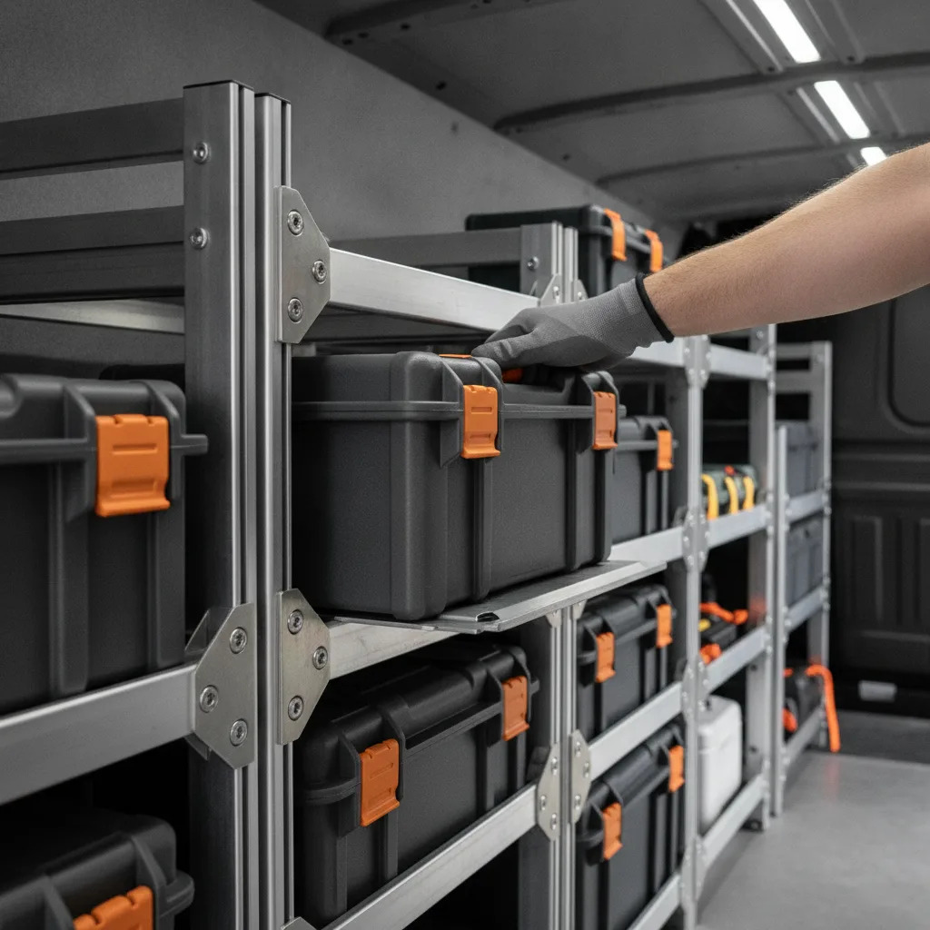 étagère modulable véhicule utilitaire