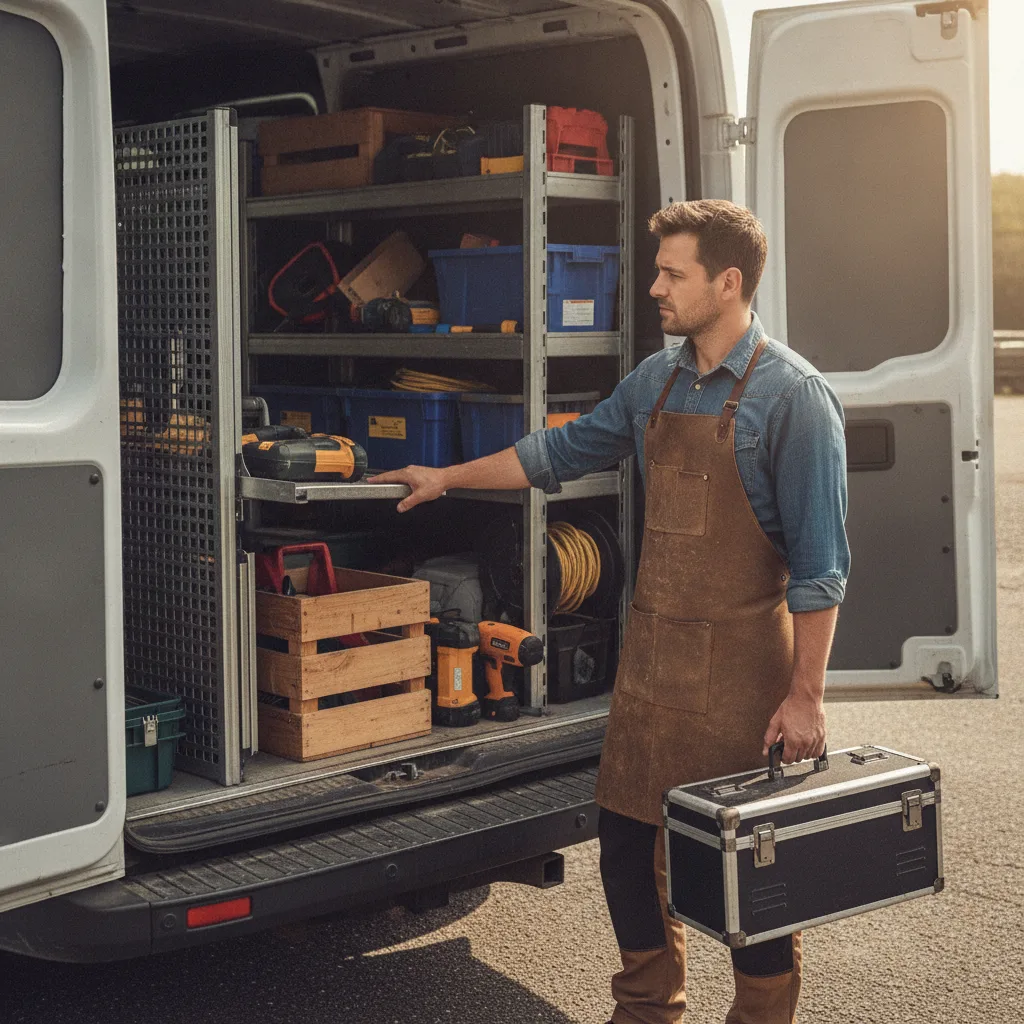étagère modulable véhicule utilitaire